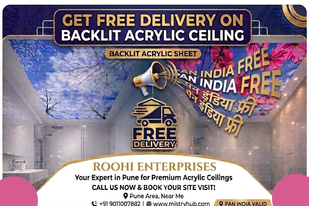 acrylic ceiling ror bathroom pan india free delivery