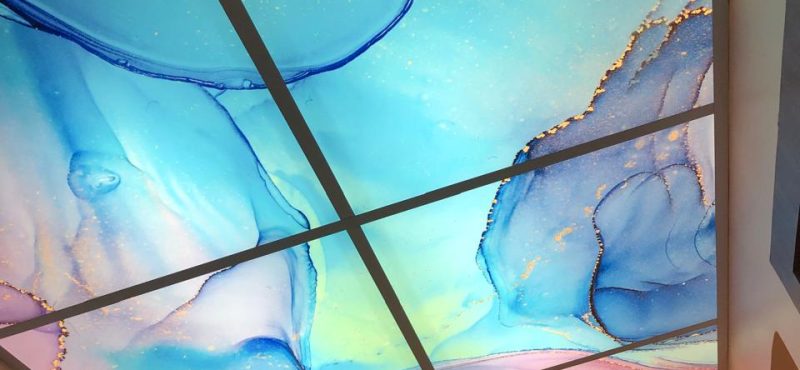 acrylic ceiling printed
